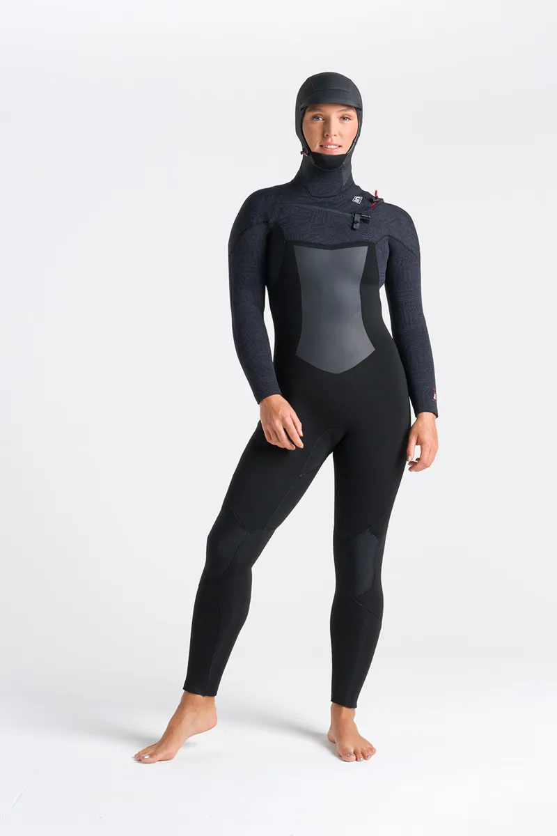 C-Skins Womens ReWired 6/5 Hooded 2023 Wetsuit-4